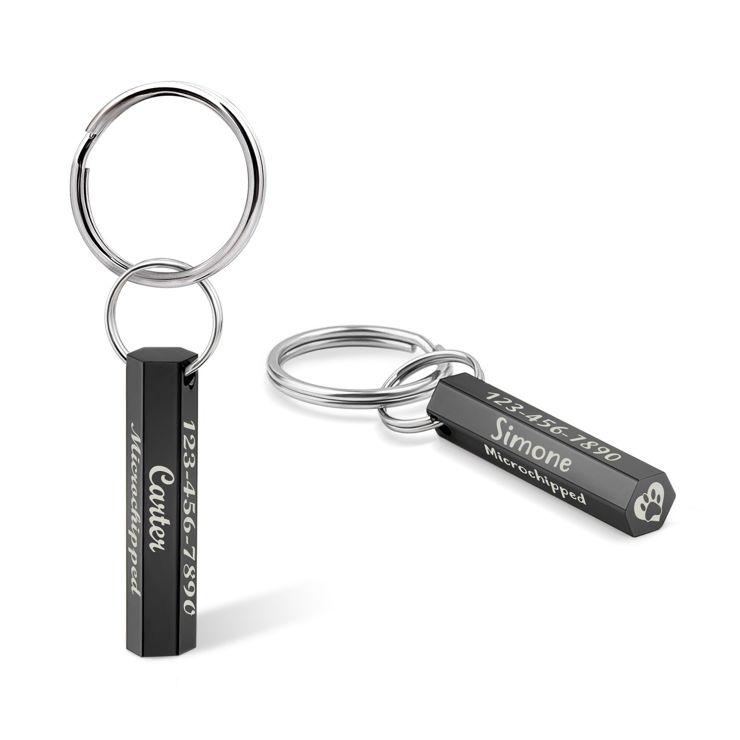Hexagon Bar Pet Tag