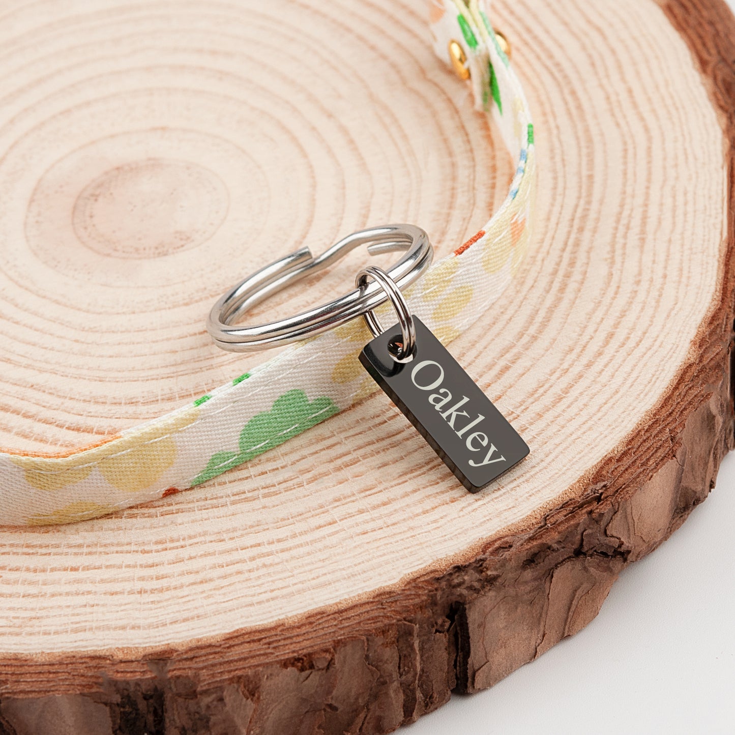 Mini Rectangle Pet Collar Charms