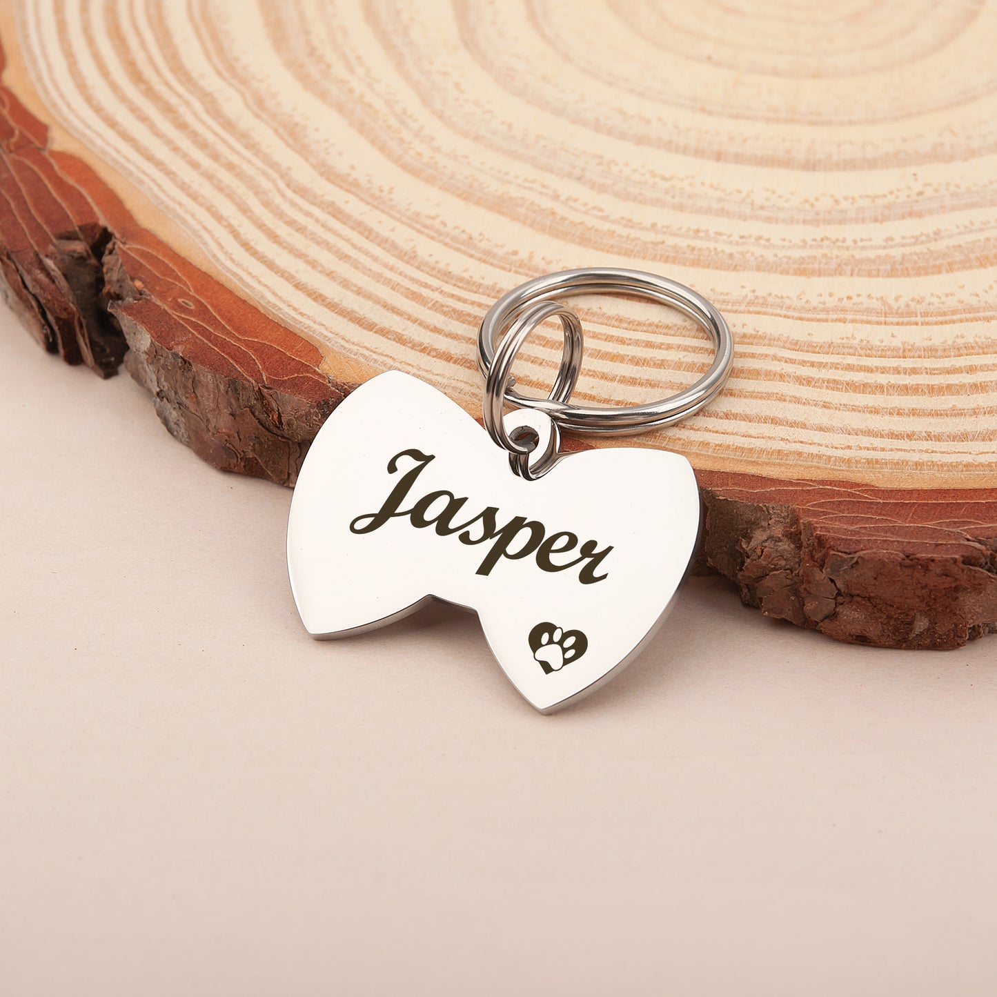 Bow Tie Pet ID Dog Tag