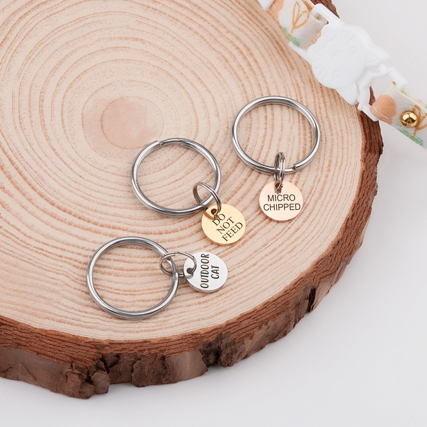 Mini Round Collar Charm