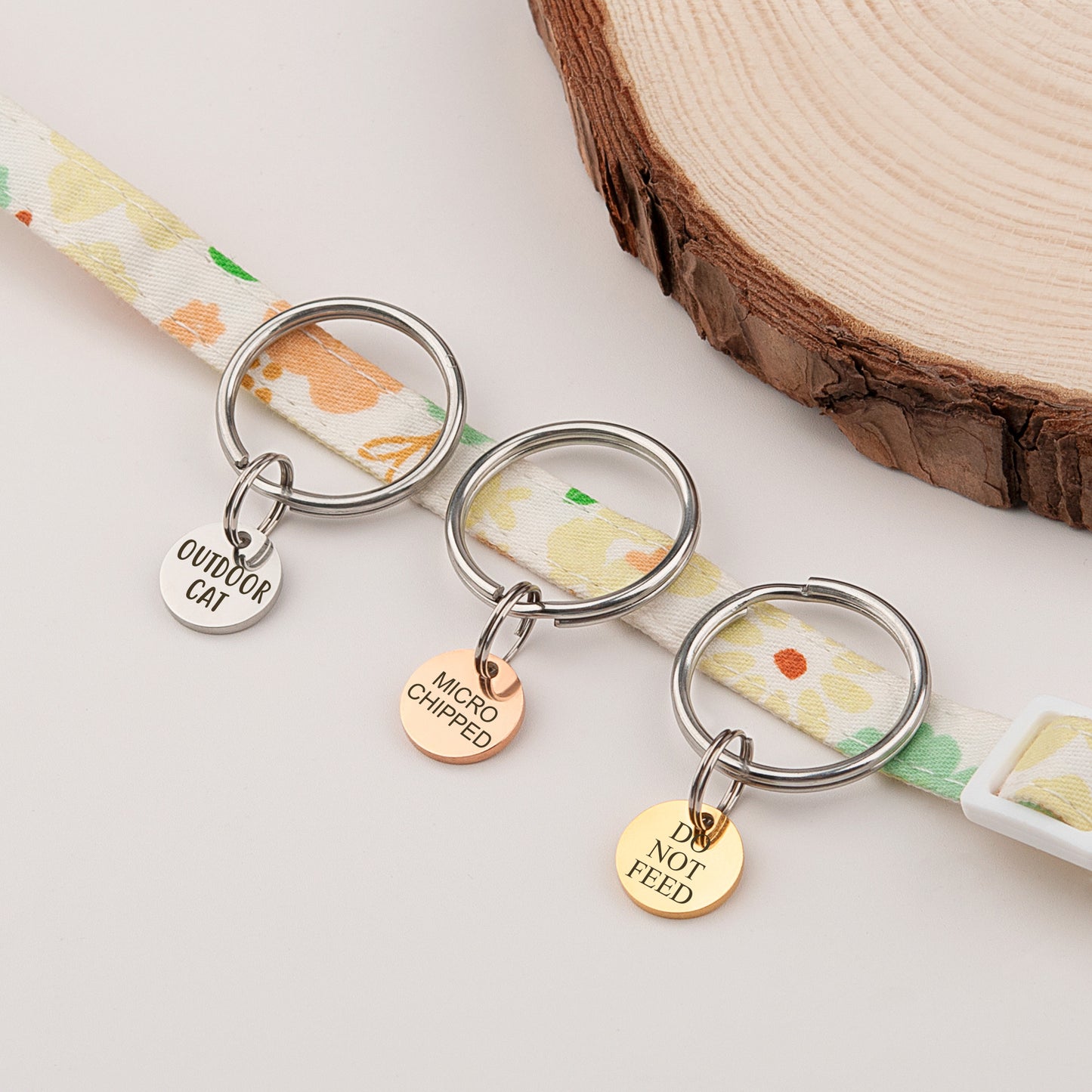 Mini Round Collar Charm