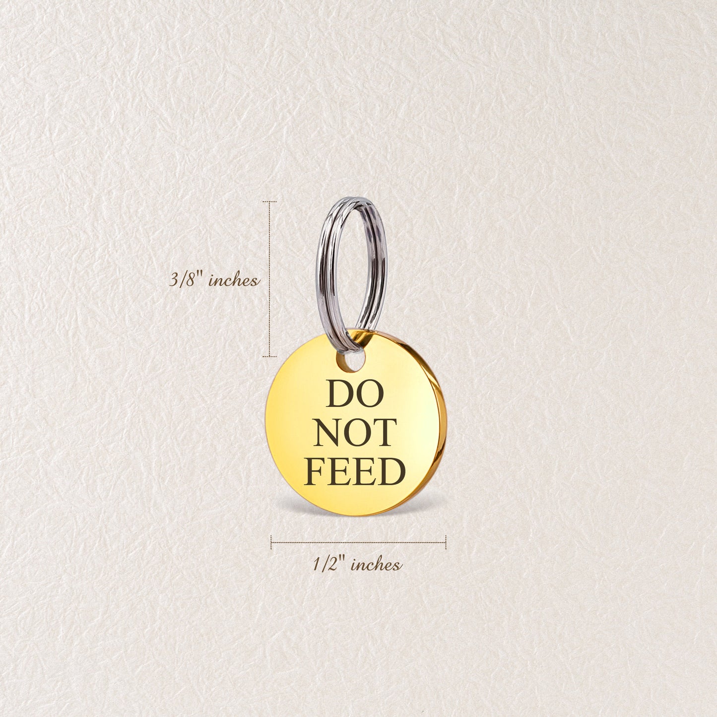 Mini Round Collar Charm