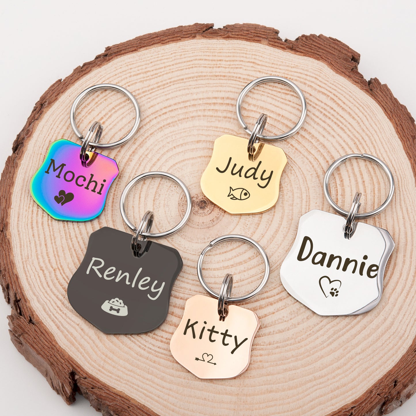 Shield Shaped Pet ID Tag