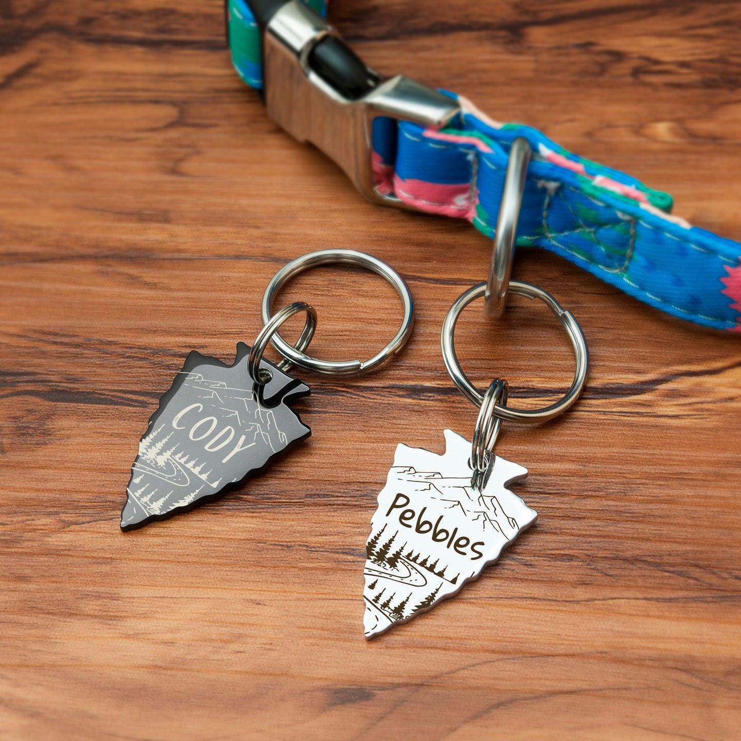 Mountain Road Arrowhead Pet Tag