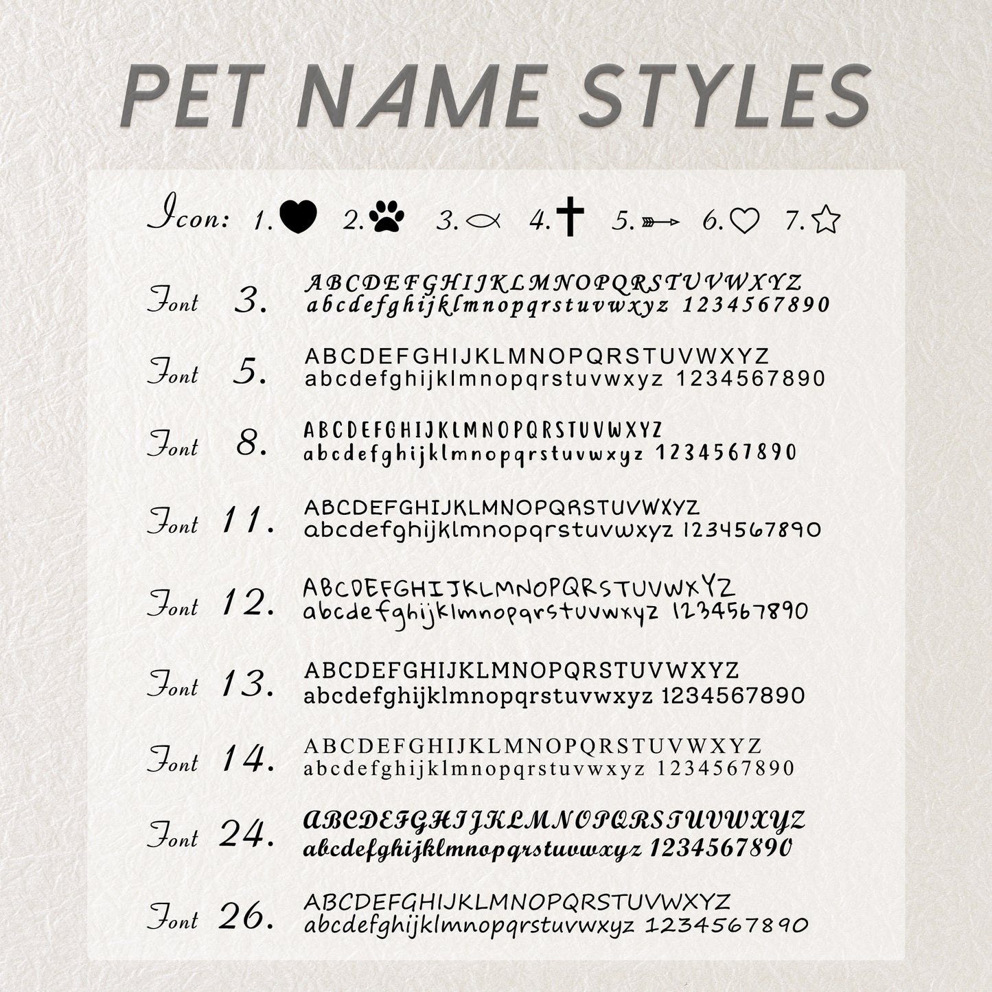 Custom Black Slide-On Pet ID Dog Tag