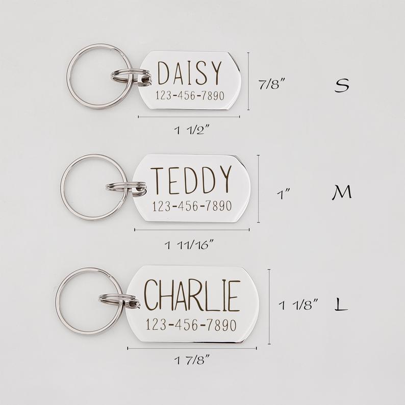 Classic Dog Tag Pet ID Dog Tag
