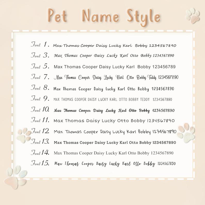 Diamond Landscape Collar Pet ID Dog Tag