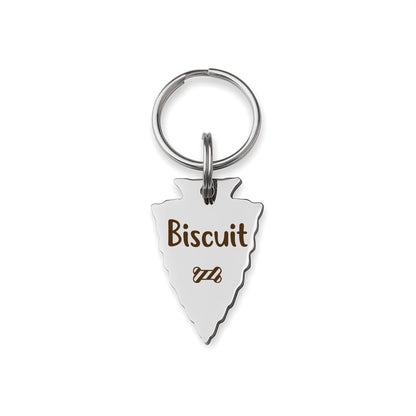 Name and Icon Arrowhead Pet Tag