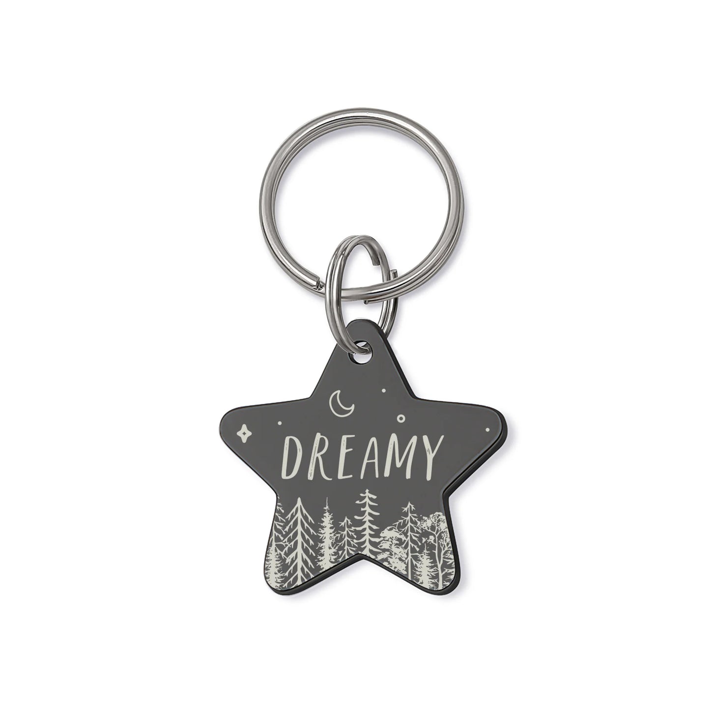 Star Woods and Night Sky Pet ID Dog Tag