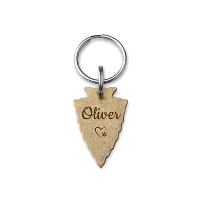 Name and Icon Arrowhead Pet Tag