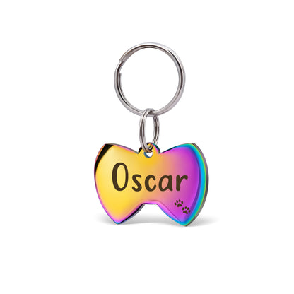 Bow Tie Pet ID Dog Tag