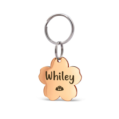 Cherry Blossom Pet ID Dog Tag