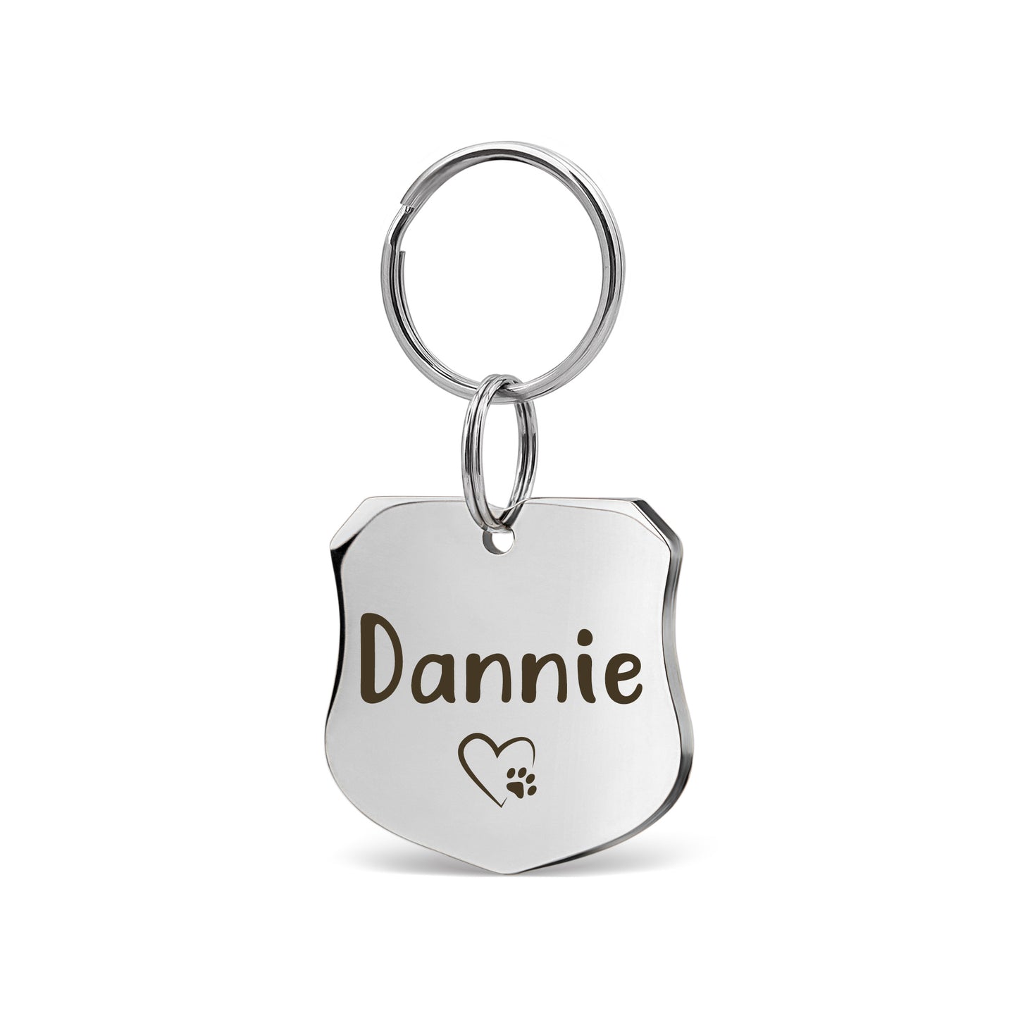 Shield Shaped Pet ID Tag