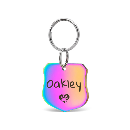Shield Shaped Pet ID Tag