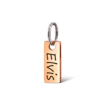 Mini Rectangle Shape Dog Tag Add-On