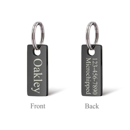 Mini Rectangle Shape Dog Tag Add-On