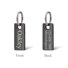 Load image into Gallery viewer, Personalized Mini Rectangle Shape Dog Tag Add-On
