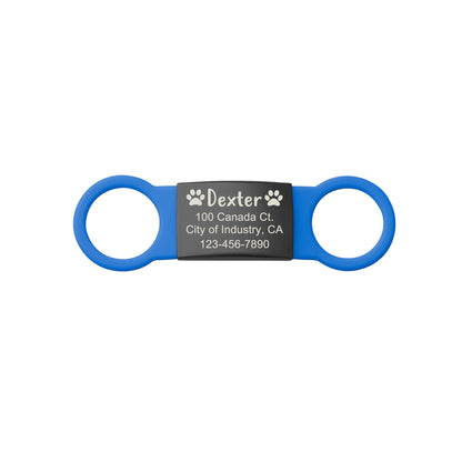 Custom Black Slide-On Pet ID Dog Tag