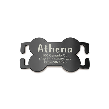 Dog Bone Stainless Steel Slide-On Pet ID Tag