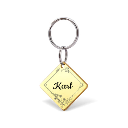Name and Frame Collar Pet ID Dog Tag