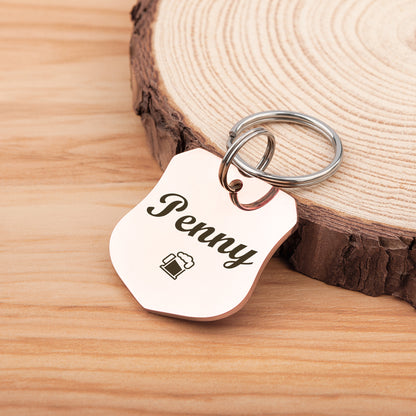 Shield Shaped Pet ID Tag