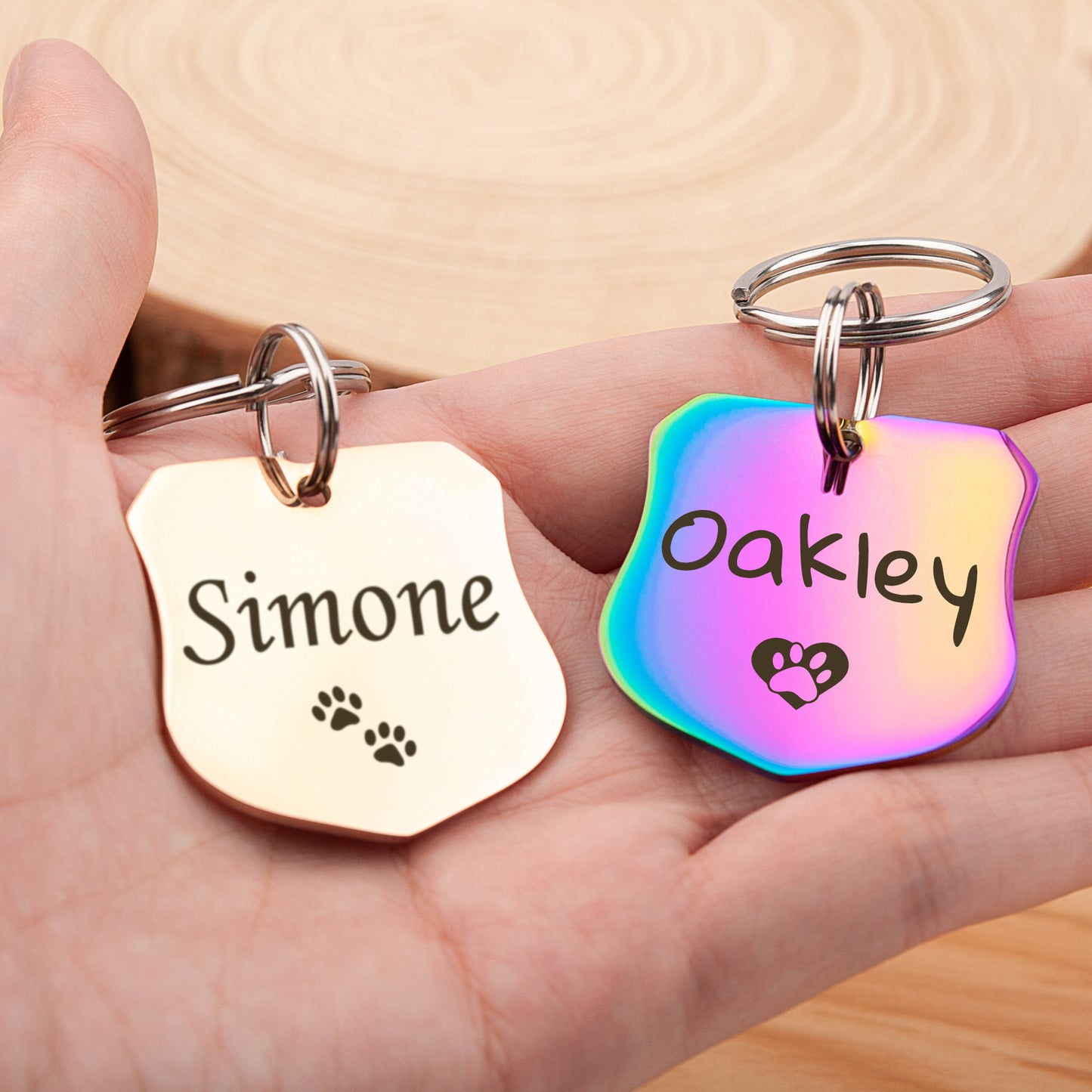 Shield Shaped Pet ID Tag