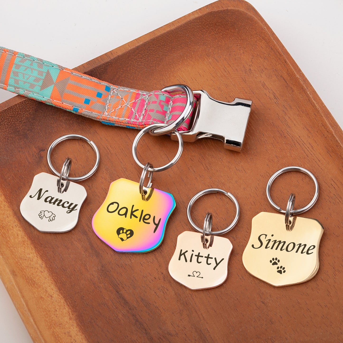 Shield Shaped Pet ID Tag