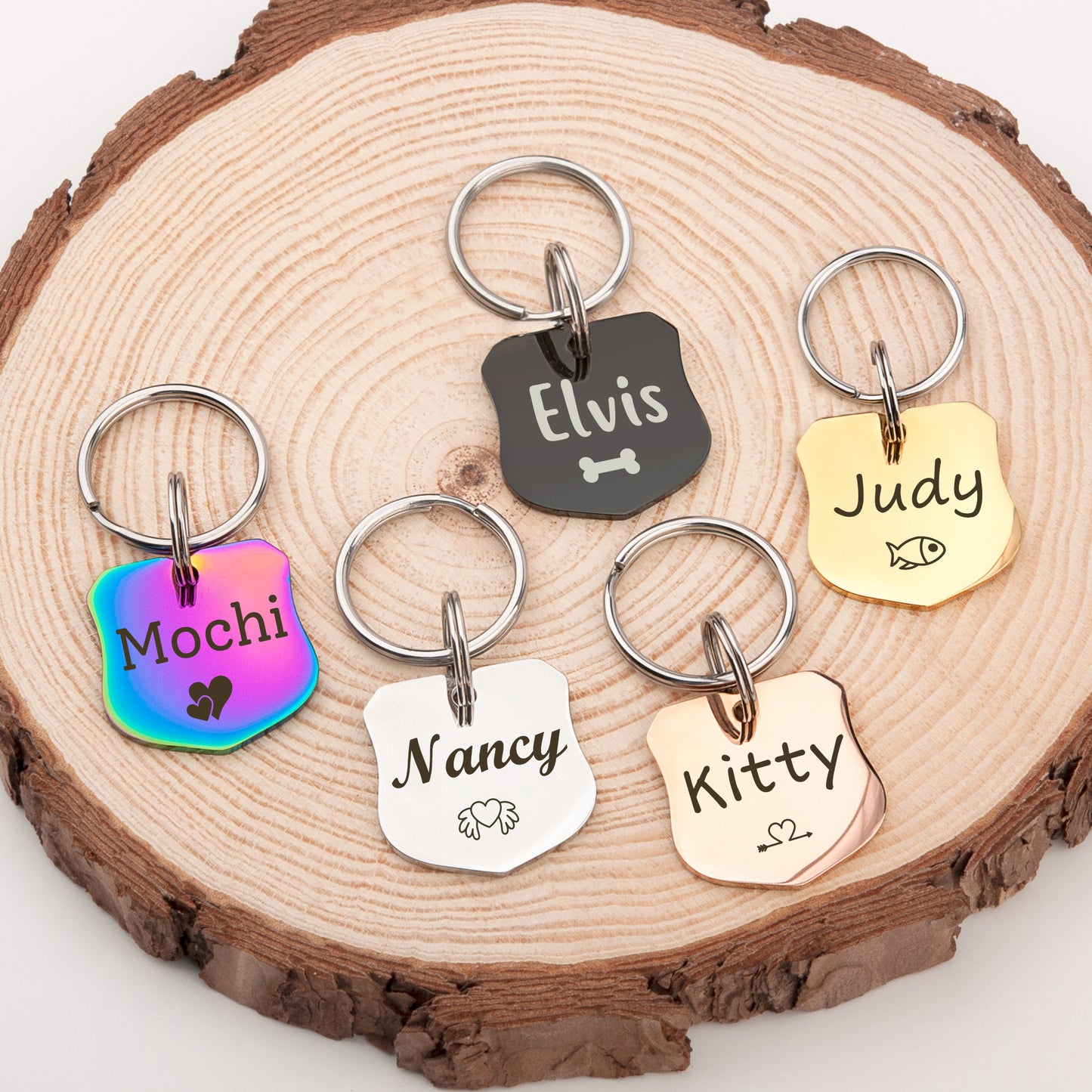 Shield Shaped Pet ID Tag