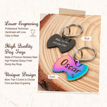 Load image into Gallery viewer, Custom Bow Tie Shaped Pet ID Dog Tag
