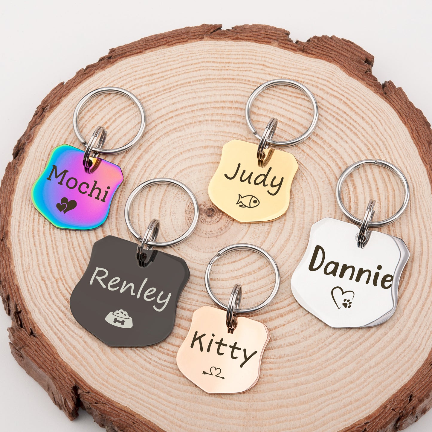 Shield Shaped Pet ID Tag