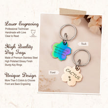 Load image into Gallery viewer, Custom Cherry Blossom Pet ID Dog Tag
