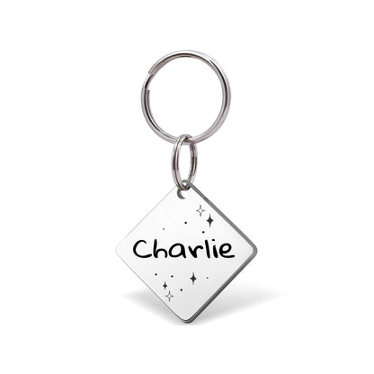 Name and Frame Collar Pet ID Dog Tag