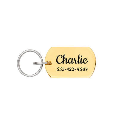 Classic Dog Tag Pet ID Dog Tag