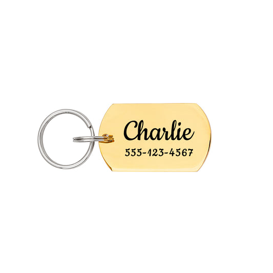 Classic Dog Tag Pet ID Dog Tag