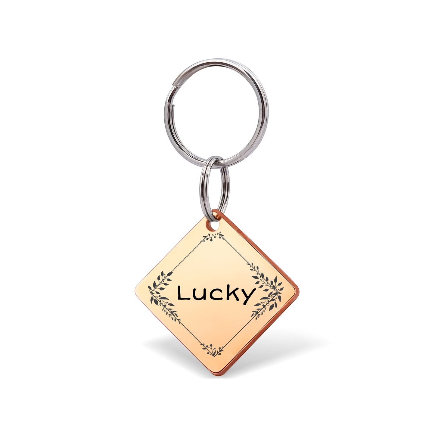 Name and Frame Collar Pet ID Dog Tag