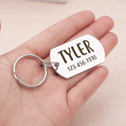 Personalized Dog Tag Shaped Classic Pet ID Dog Tag