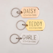 Load image into Gallery viewer, Personalized Dog Tag Shaped Classic Pet ID Dog Tag
