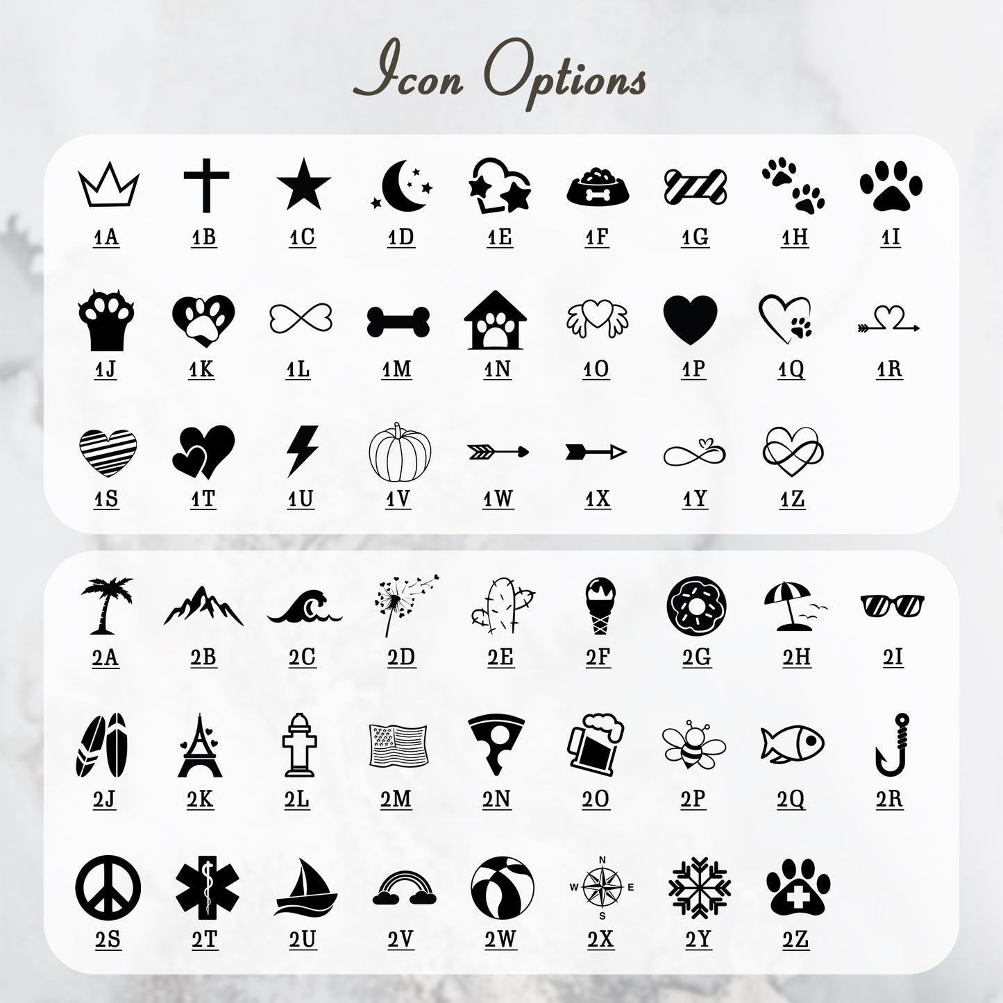 Name and Icon Arrowhead Pet Tag