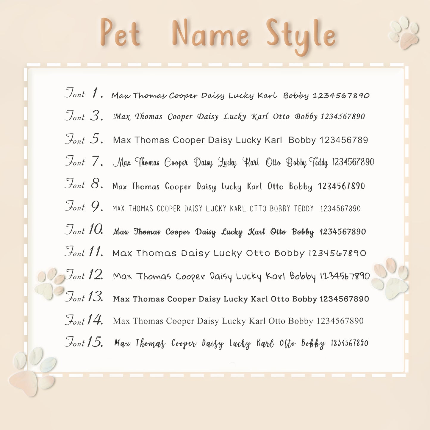 Personalized Dog Tag Shaped Classic Pet ID Dog Tag