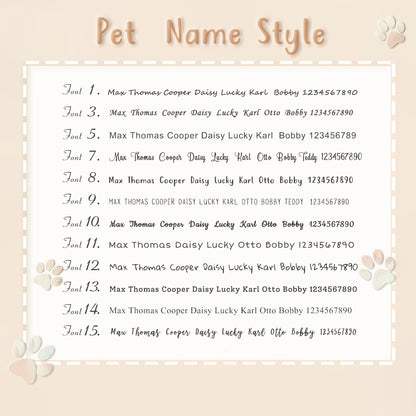 Name and Icon Heart Pet Tag