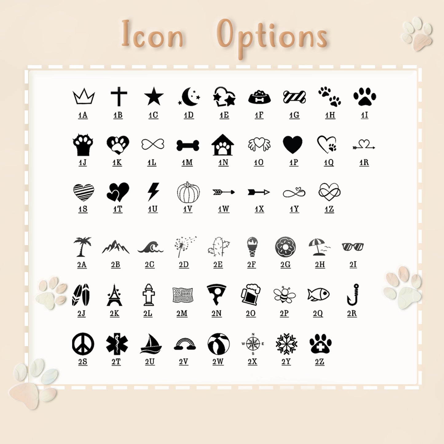 Personalized Moon Shaped Pet ID Tag