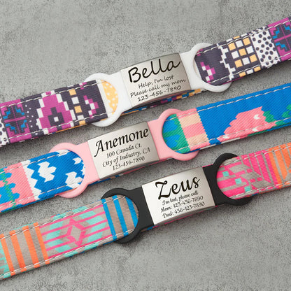 Personalized Silicon Slide-On Silent Pet ID Name Tag