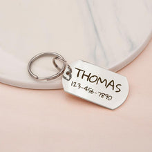 Load image into Gallery viewer, Personalized Dog Tag Shaped Classic Pet ID Dog Tag
