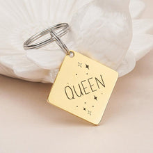 Load image into Gallery viewer, Personalized Diamond Shaped Name and Frame Pet ID Tag
