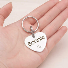 Load image into Gallery viewer, Personalized Heart Shaped Name &amp; State Icon Pet ID Dog Tag
