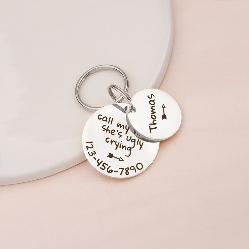 2pc Quotes Pet Tag