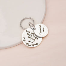 Load image into Gallery viewer, Personalized 2pc Round Shaped Quotes Pet ID Dog Tag
