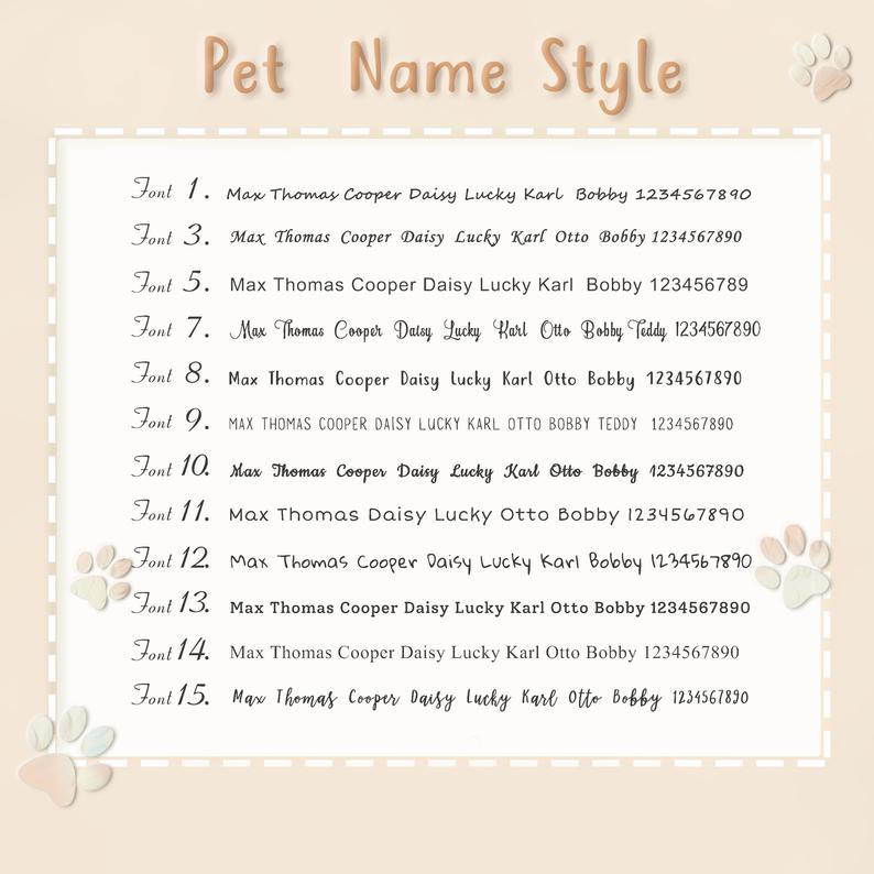 Round Pet Portrait Pet ID Dog Tag