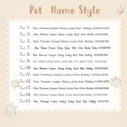 Round Pet Portrait Pet ID Dog Tag