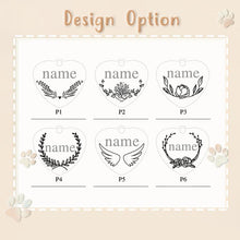 Load image into Gallery viewer, Personalized Heart Shaped Name and Frame Pet ID Dog Tag
